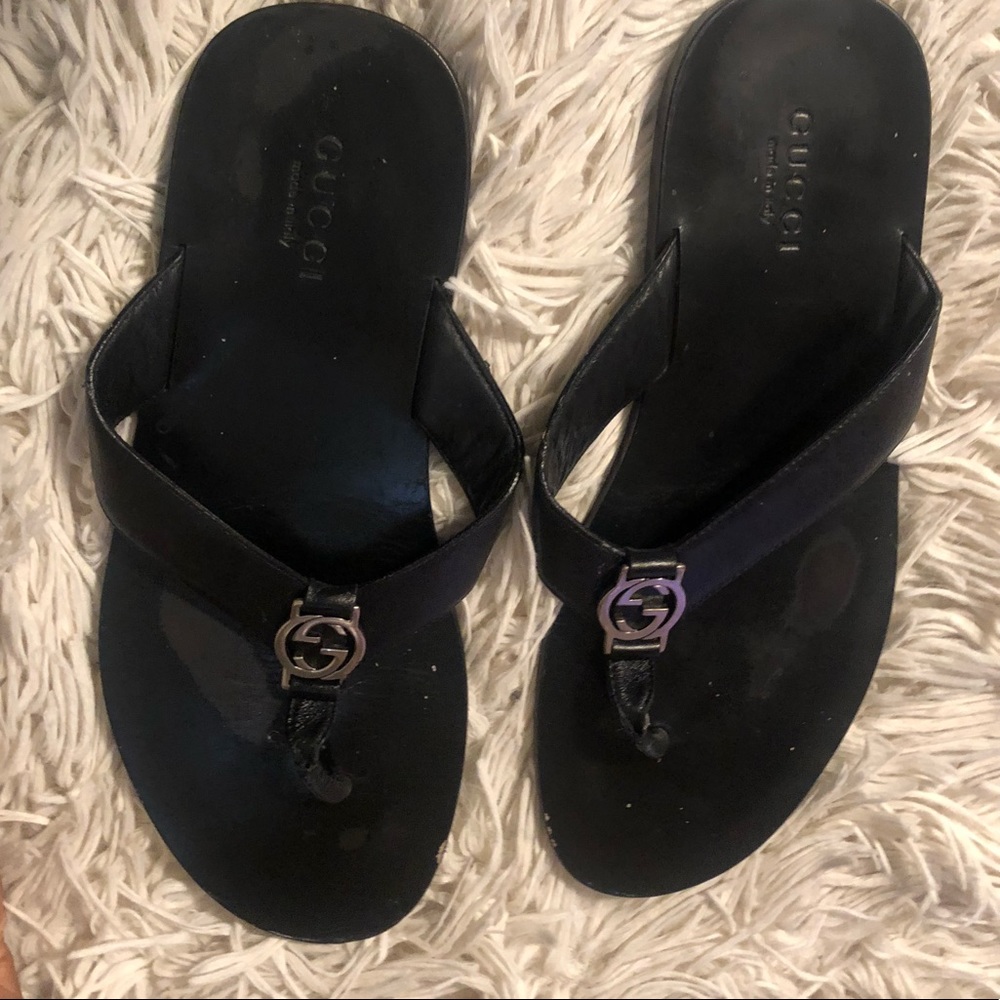 Black slips on
